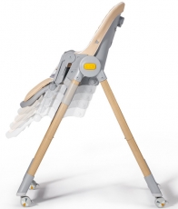 Стільчик для годування Kinderkraft Lastree Beige Wood
